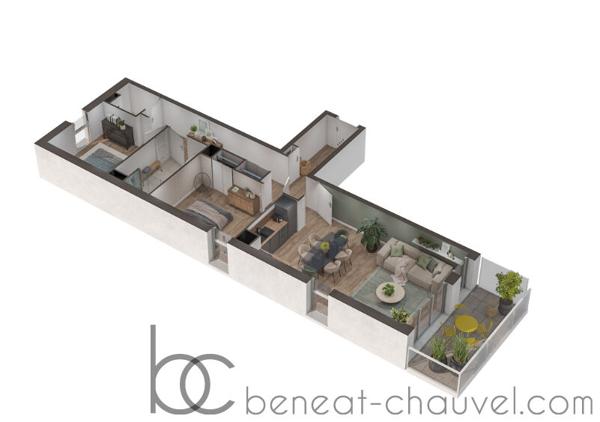 SARZEAU Appartement 3 pièces 73 m²