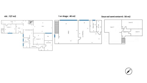 Maison
         6 pièces
        - 220 m² Bien prestige