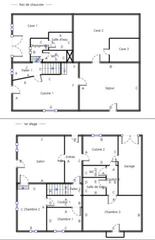 Menglon (26410) Menglon ( Drôme)-Maison de village