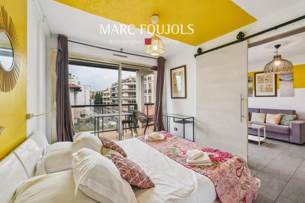 Antibes/Juan-les-Pins – Appartement 2 pièces avec terrasse.