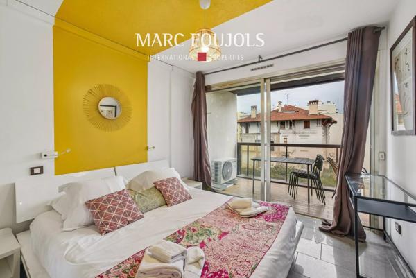 Antibes/Juan-les-Pins – Appartement 2 pièces avec terrasse.