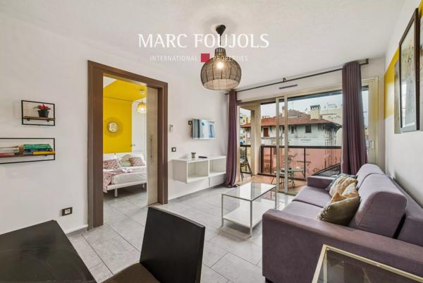 Antibes/Juan-les-Pins – Appartement 2 pièces avec terrasse.