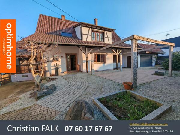 Exclusivité à Weyersheim – Maison familiale 165 m² - 8 pièces - 4 Chambres - Grand garage