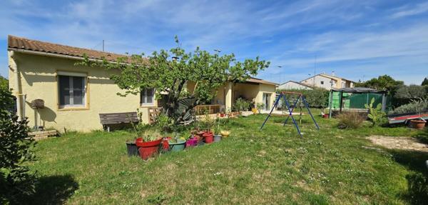 Plain-pied 3 ch, garage, jardin Tarascon