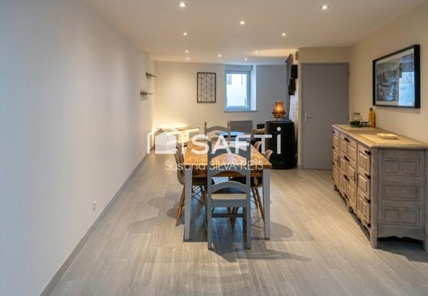 Duplex de 99m² loué, en centre-ville