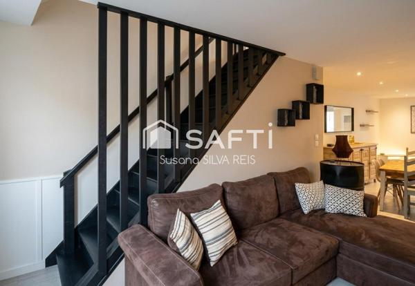 Duplex de 99m² loué, en centre-ville