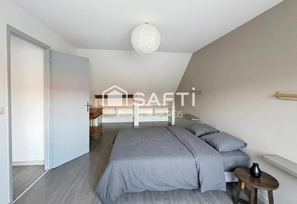Duplex de 99m² loué, en centre-ville