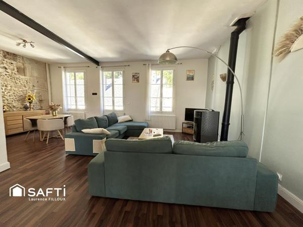 Maison lumineuse en bord de Loir