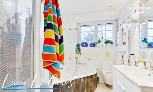 Maison mitoyenne 128 m² à Villerupt – 3 chambres, bureaux, sous-sol complet et grand garage