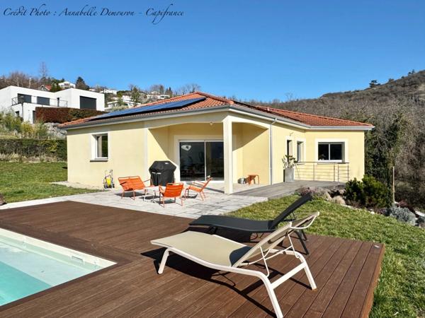 VEYRE-MONTON, Villa P6 avec très grand garage, piscine sécurisée et chauffée sur terrain de 1 509,00 m²