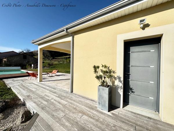 VEYRE-MONTON, Villa P6 avec très grand garage, piscine sécurisée et chauffée sur terrain de 1 509,00 m²