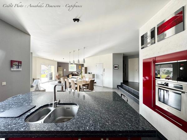 VEYRE-MONTON, Villa P6 avec très grand garage, piscine sécurisée et chauffée sur terrain de 1 509,00 m²