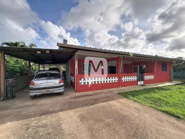 DPT GUYANE, à vendre RÉMIRE-MONTJOLY Maison T5 de 100 m2+ Appartement T2 de 35 m2 sur un terrain de 1005 m2