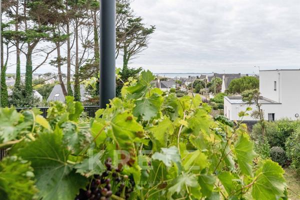 Maison contemporaine avec vue mer