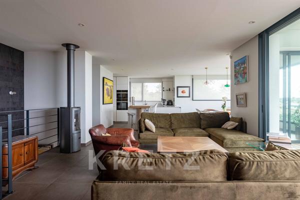 Maison contemporaine avec vue mer