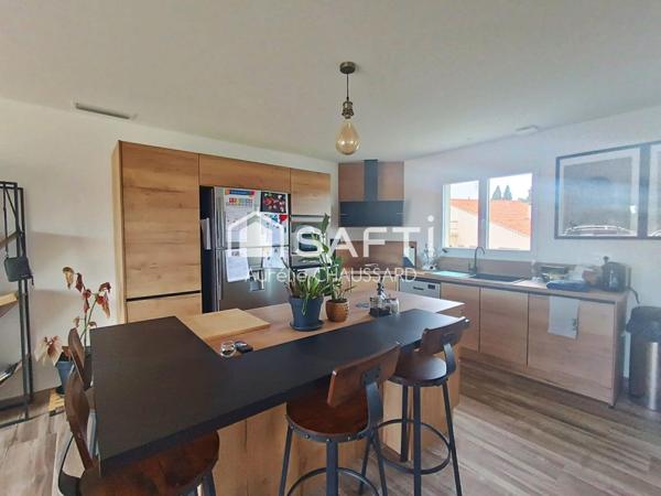 Maison neuve de 2024, 4 chambres, grand jardin piscinable