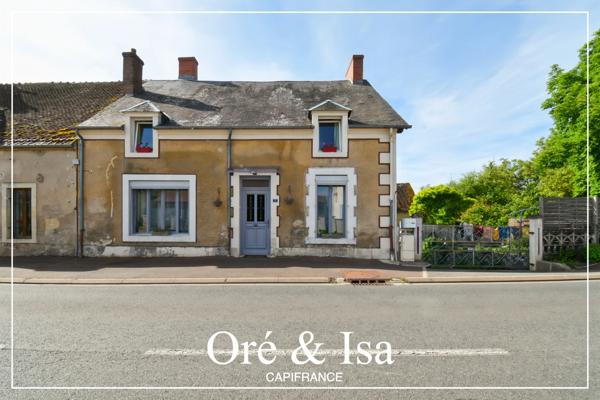 Dpt Cher (18), à vendre  maison P3 de 110 m² - Terrain de 1 648,00 m²