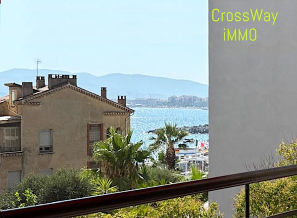 Saint-Raphaël triangle d'or T3 52m2 aperçu mer avec terrasse et garage 358 000 € H.A.I.*