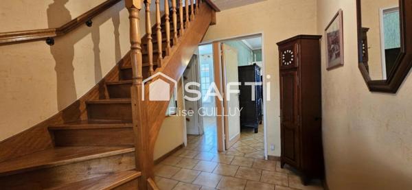 Maison mitoyenne, 3 chambres, un jardin clos