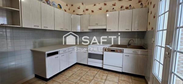 Maison mitoyenne, 3 chambres, un jardin clos