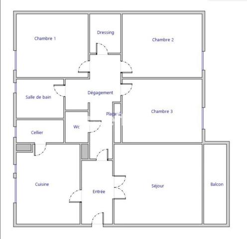 Appartement 5 pièces - 77 m² Exclusivité efficity