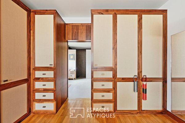 La maison contemporaine avec espace bien être et jardin paysagé