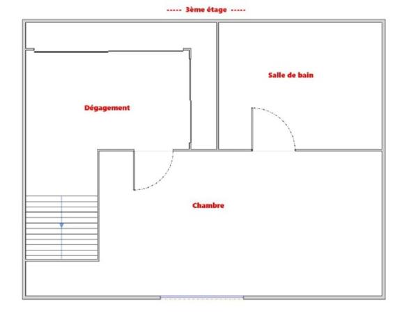 Appartement T4 en DUPLEX