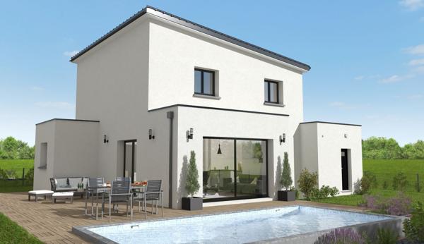 Terrain + Maison à vendre 6 pièces - 117 m²