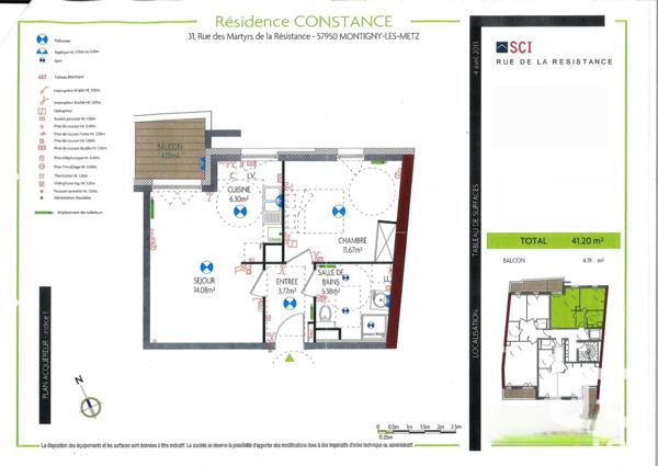 Apartment for sale 2 rooms 43 m² Montigny-lès-Metz