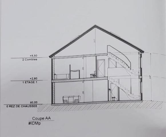 MaIson bien située.