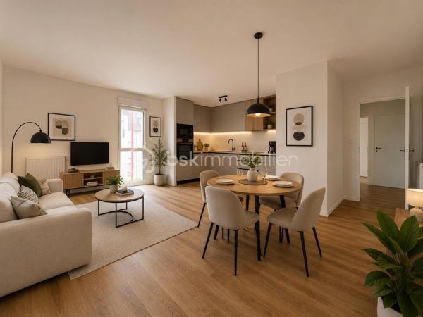 Situé au cœur de la charmante commune de Saint-Erblon, au sein d'une résidence récente et sécurisée, découvrez cet appartement de type 3 alliant confort moderne et sérénité.

Un agencement intérieur optimisé :

• Espace de vie : Une pièce de vie lumineuse et conviviale. La cuisine est à aménager, offrant une opportunité idéale pour les futurs acquéreurs de concevoir un espace culinaire sur-mesure, parfaitement adapté à leurs goûts et à leurs besoins.

• Entrée fonctionnelle : Une entrée dégagée avec placard de rangement, essentielle pour une organisation quotidienne facilitée.

• Espace Nuit : Le dégagement mène à deux chambres confortables, offrant des volumes agréables pour un couple, une petite famille ou un espace bureau/télétravail.

• Sanitaires : Une salle d’eau moderne et un WC indépendant.

Le "Plus" indispensable :

• Stationnement sécurisé : Ce bien dispose d'un garage fermé (box) en sous-sol, un atout rare et précieux pour la sécurité de votre véhicule et pour du stockage complémentaire.

Pourquoi choisir Saint-Erblon ?

• Qualité de vie : Une commune à taille humaine, calme et arborée, bénéficiant de tous les commerces de proximité et services (écoles, complexes sportifs).

• Accessibilité : Accès rapide à la 4 voies et très bien desservie par le réseau de bus de la métropole rennaise (STAR).

• Potentiel : Un appartement sain, prêt à accueillir votre projet de décoration intérieure.

Contactez-moi dès maintenant pour organiser une visite et imaginer votre future cuisine dans cet appartement !