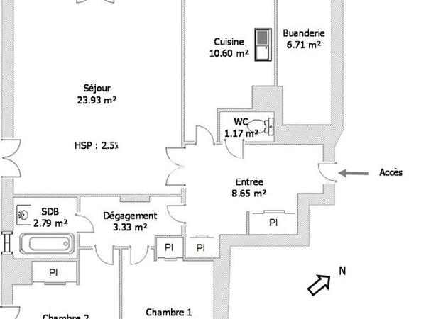 Location Appartement 3 pièces 77.81 m² - 17 D RUE FRANCOIS MERMET Tassin La Demi Lune 69160