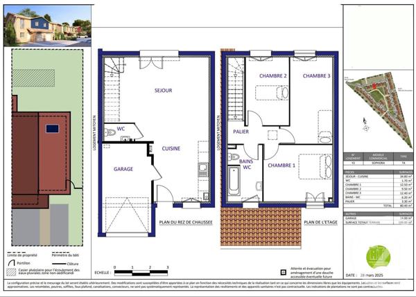 Maison à vendre  4 pièces - 80 m2 BIGANOS - 33