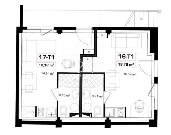 Maison de gardien – 4 studios indpendants