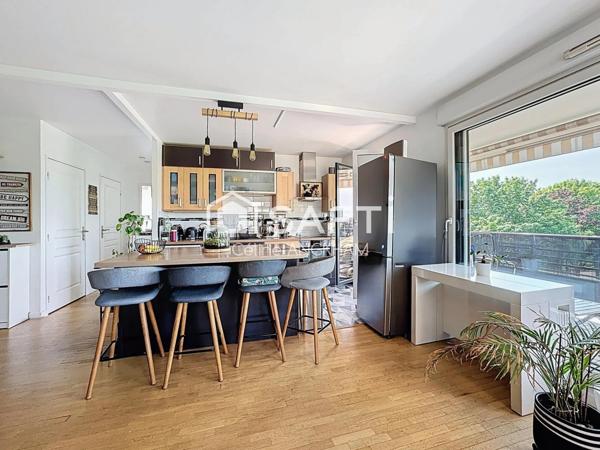 3P lumineux avec balcon, au calme, proche commodités