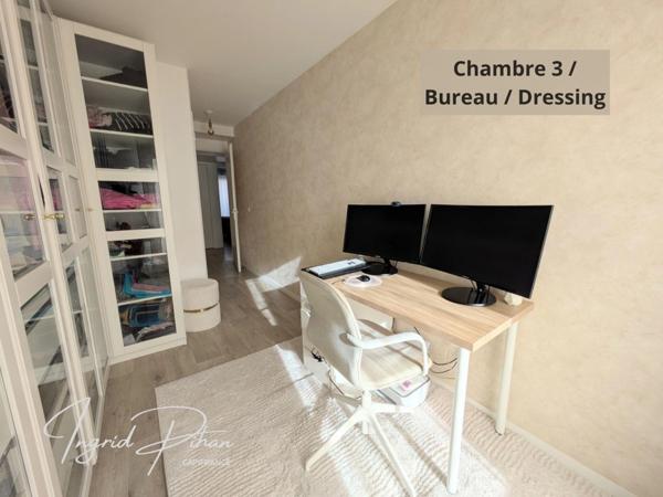 Appartement à vendre - T4 - 81m2 + 2 balcons + Parking PMR - COEUR DE VILLE de BEZONS (95)