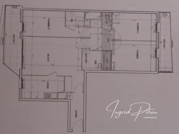 Appartement à vendre - T4 - 81m2 + 2 balcons + Parking PMR - COEUR DE VILLE de BEZONS (95)