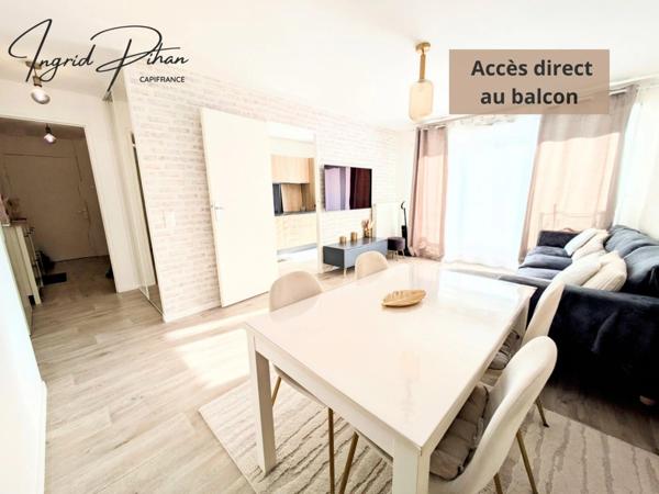 Appartement à vendre - T4 - 81m2 + 2 balcons + Parking PMR - COEUR DE VILLE de BEZONS (95)