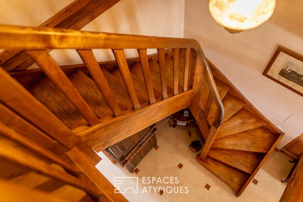 Maison ancienne de caractère avec piscine