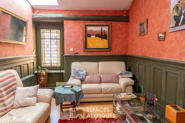 Maison ancienne de caractère avec piscine