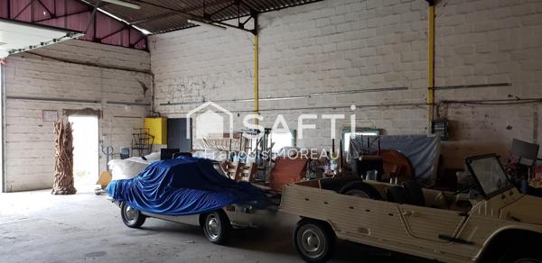 Maison 65 m2, Entrepot 250 m2, terrain 941 m2 Nemours