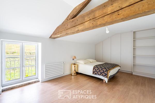 Maison de charme en pierre avec vue panoramique