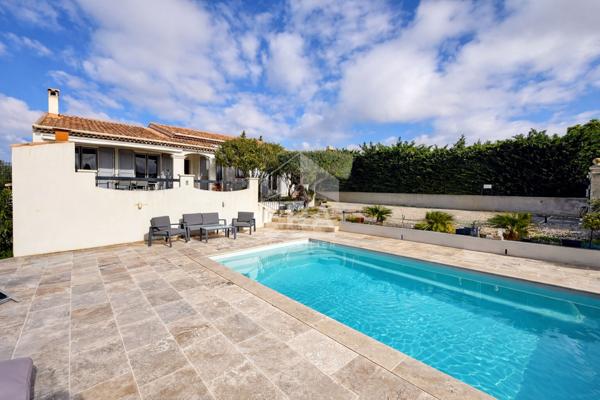 Les Pennes Mirabeau - Maison de plain pied T4+T2 de 137m2 sur parcelle avec piscine de 785m2