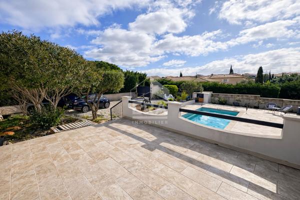 Les Pennes Mirabeau - Maison de plain pied T4+T2 de 137m2 sur parcelle avec piscine de 785m2