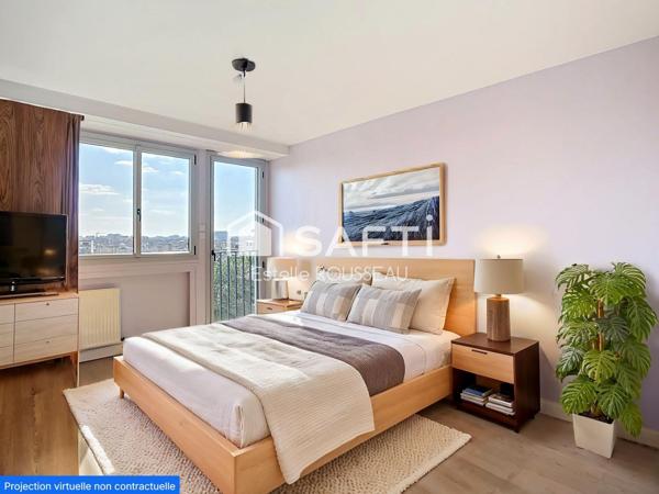 Spacieux T3 vue dégagée à 10 mn du RER A à pied