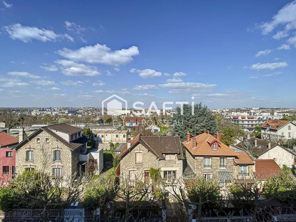 Spacieux T3 vue dégagée à 10 mn du RER A à pied