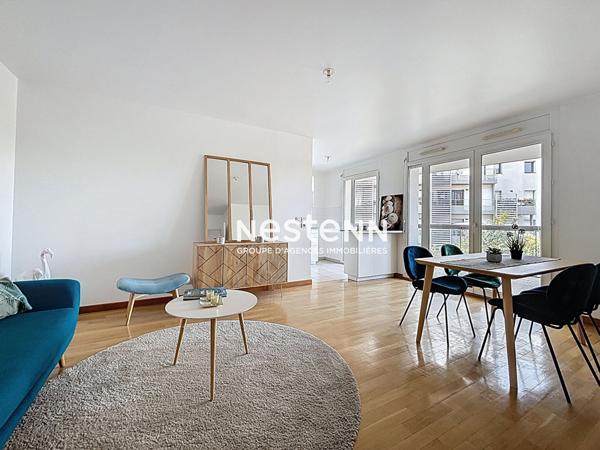 ISSY LES MOULINEAUX - FORT D'ISSY - Vente appartement 3 pièces de 59,50 m² avec un balcon de 8,30 m²
