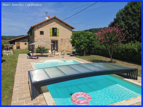 Dpt Hautes Pyrénées (65) Tarbes Nord à vendre GITES de 300 m2 sur 2775 m2 de terrain avec piscine.