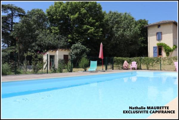 Salvagnac 81, magnifique propriété T9-T10 462 m² ( 3 Gîtes loués), terrain de 1.6 hectares