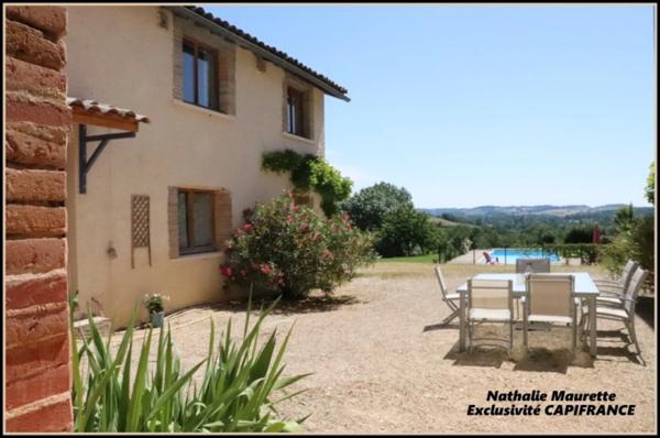 Salvagnac 81, magnifique propriété T9-T10 462 m² ( 3 Gîtes loués), terrain de 1.6 hectares